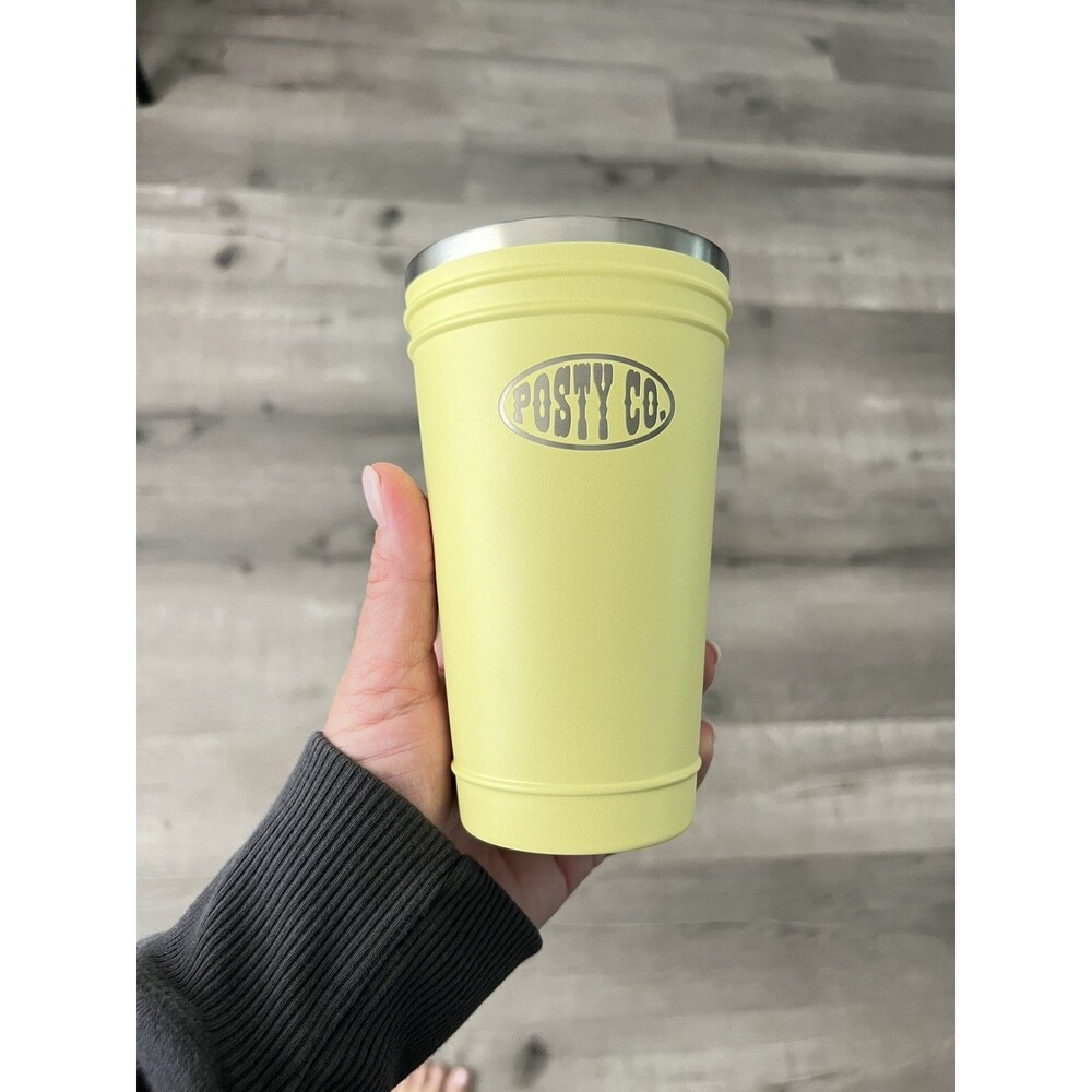 POST MALONE Stadium Tour X STANLEY GLENDALE YELLOW BEER PINT CUP Stanley
